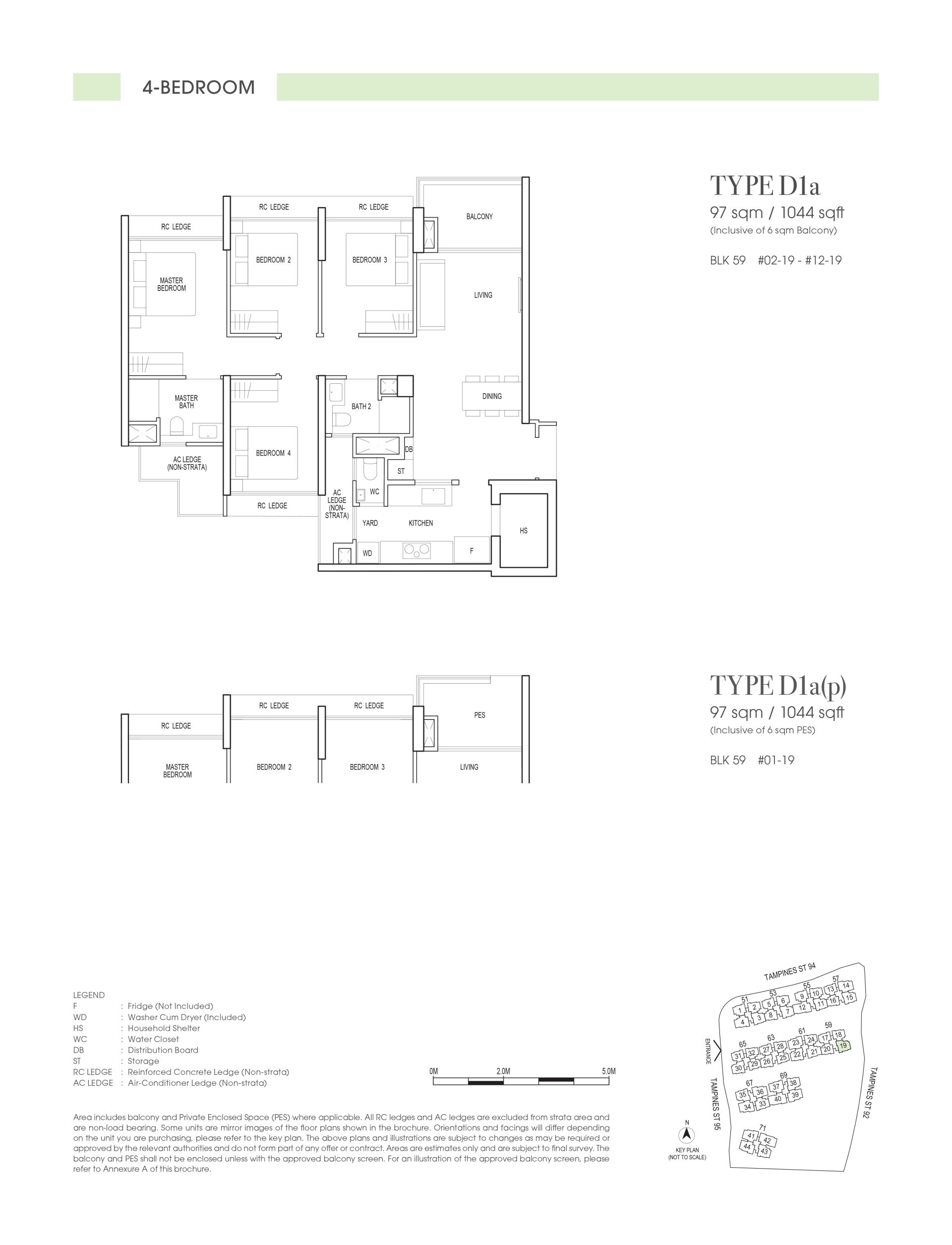 Rivelle Tampines floorplan